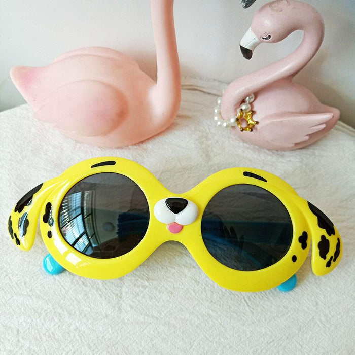 Cartoon Cute Dog Silicone Children's Sunglasses