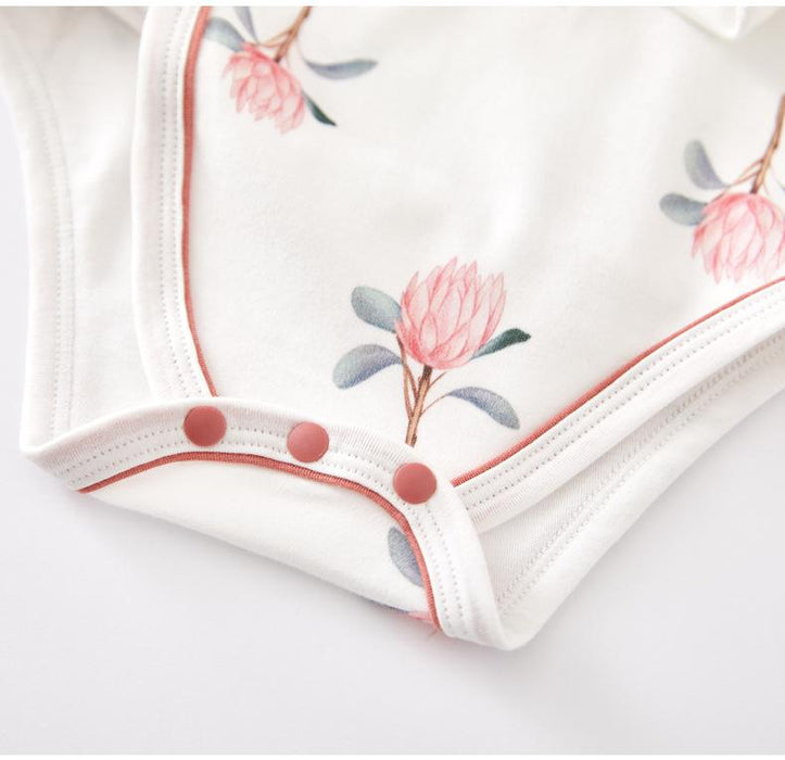 Infant Cotton Flower Romper