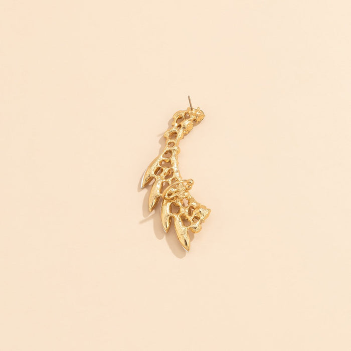 Simple Rhinestone C-type Retro Versatile Earbone Clip