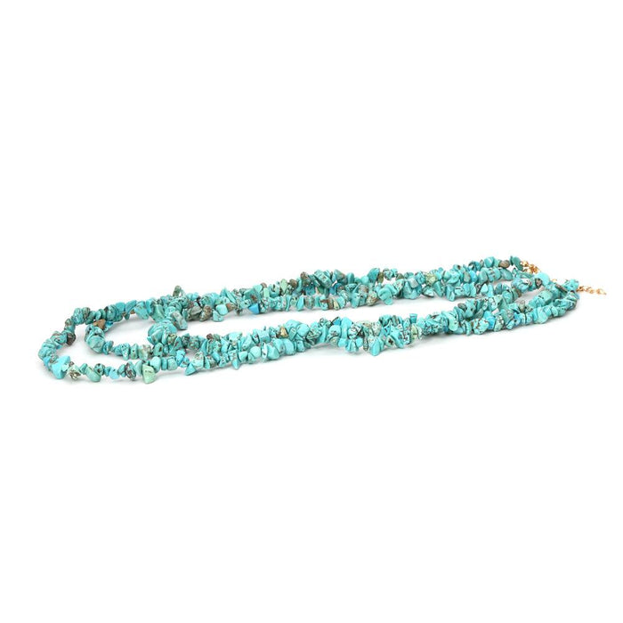 Bohemia Multilayer Superimposed Colorful Broken Stone Clavicle Necklace