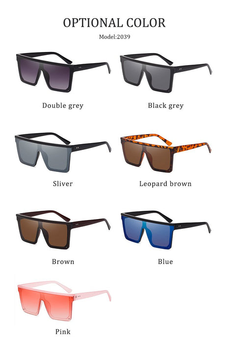 Large Frame Square Shape Sunglasses