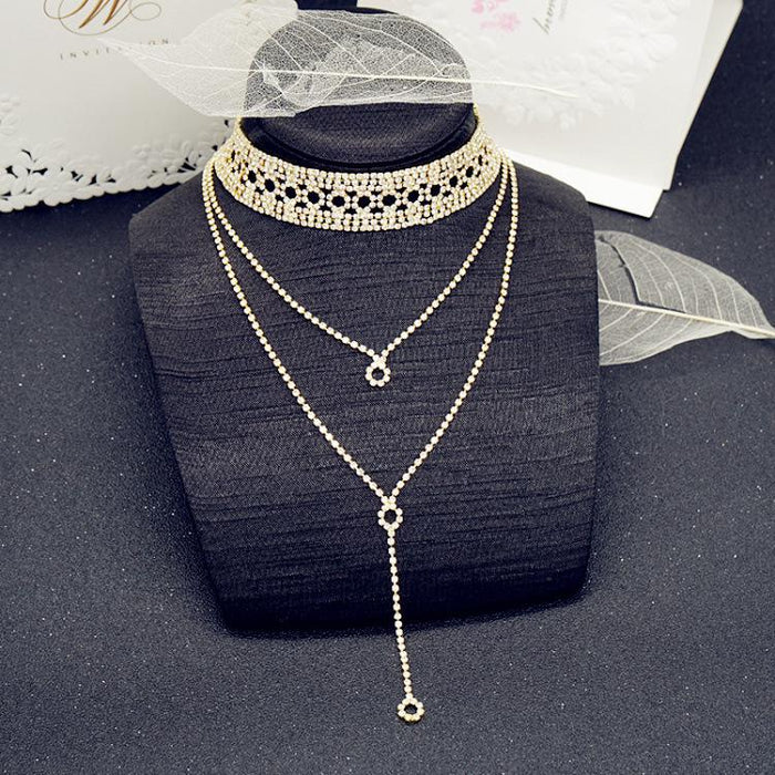 New Fashion Tassel Neckchain Hollow Out Women's Necklace