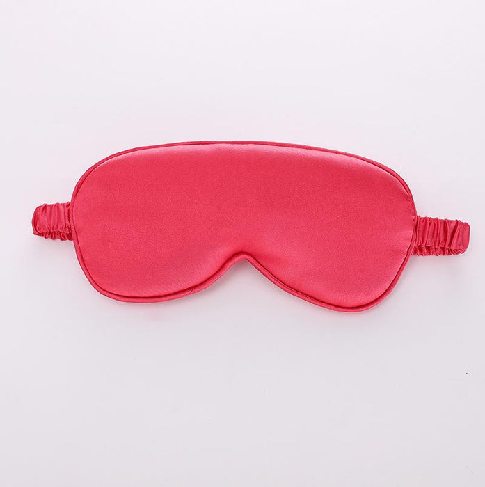 Pure Color Simulated Silk Sleeping Shade Eye Mask