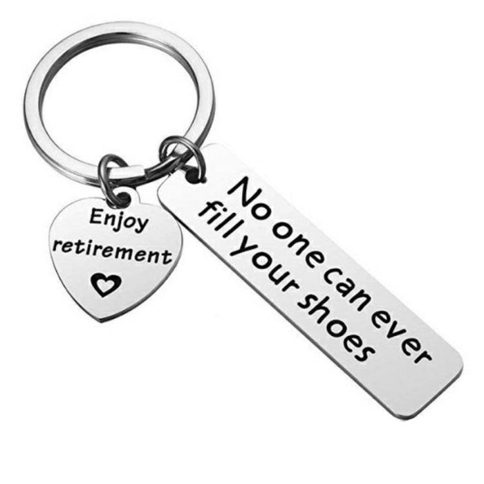 Stainless Steel Noonecaneverfullyours Keychain