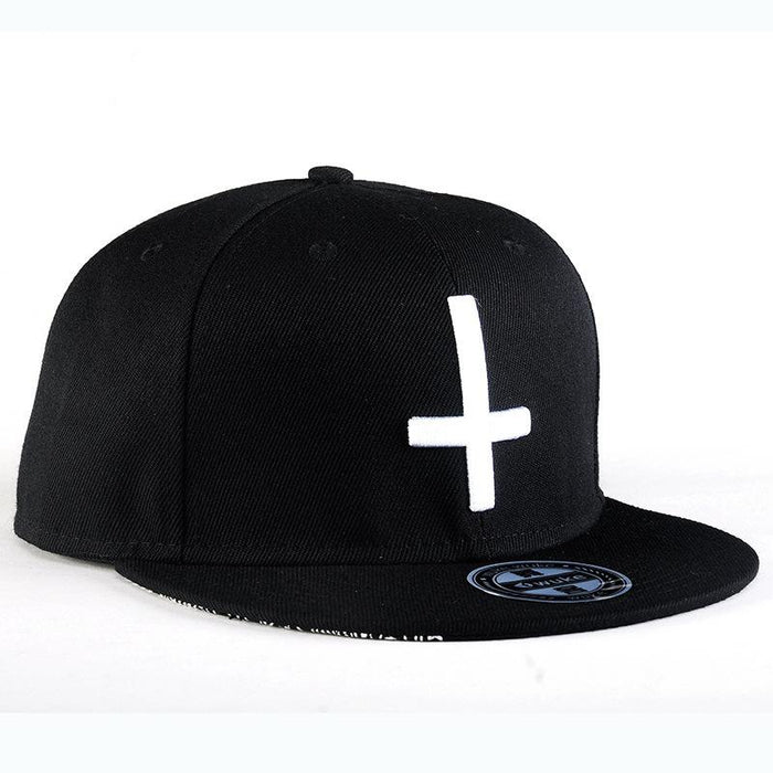 New Hip Hop Cross Embroidered Baseball Cap