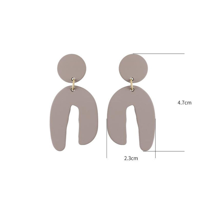 Simple Geometric U-shaped Women's Earrings