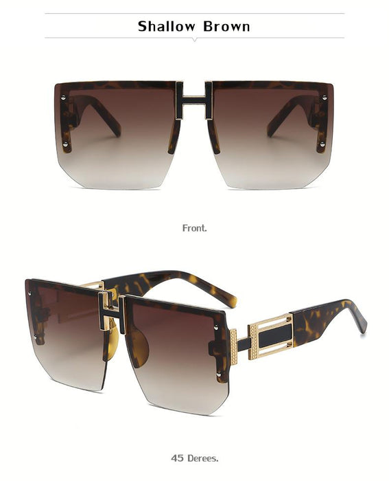 Anti Ultraviolet Large Frame Sunglasses