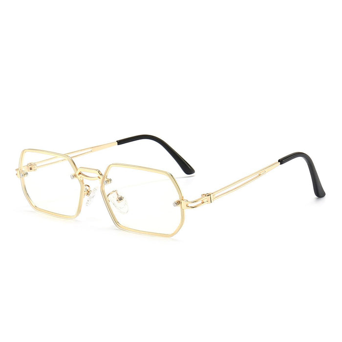 Metal sunglasses personality small frame