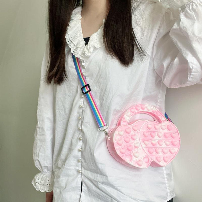 Decompression puzzle bag cartoon children's coin purse toy