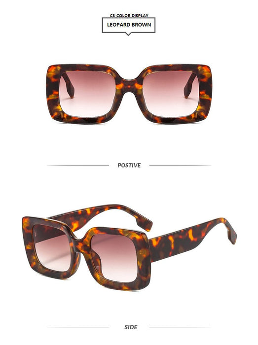 Box simple Retro Sunglasses