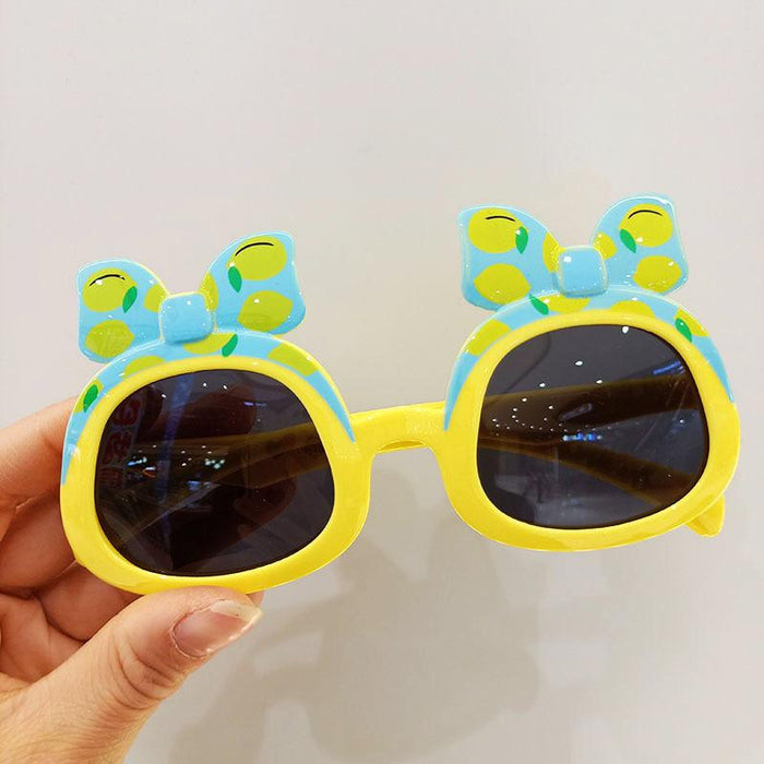 Cute Cartoon Bow Silicone Frame Children's Sunglasses