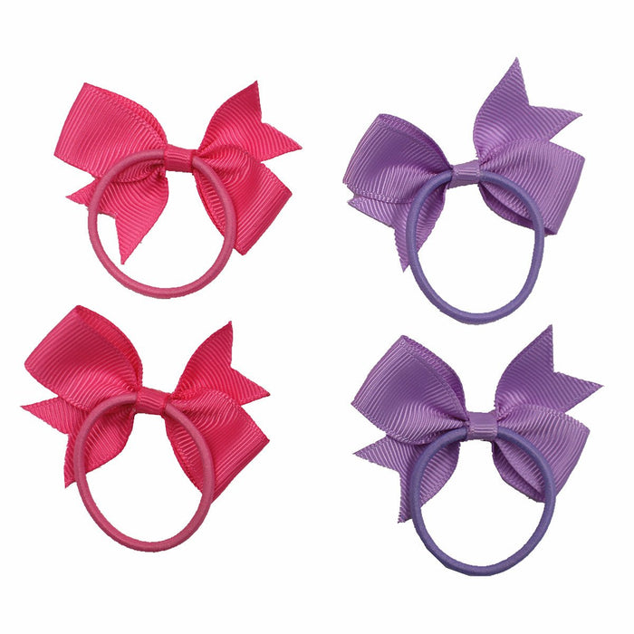 2PCS Children's jewelry bow elastic band