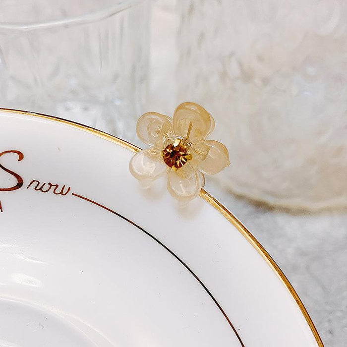 Transparent broken hair bangs clip