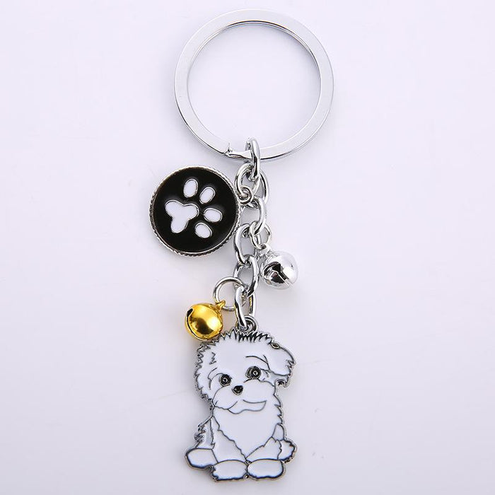 Creative Pet Dog Metal Keychain