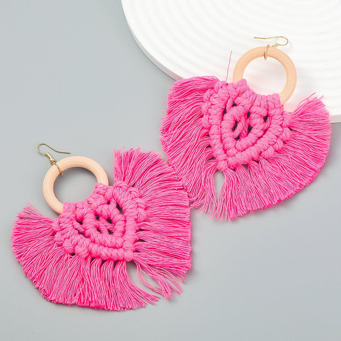 Women's Bohemian Handmade Tassel Earrings