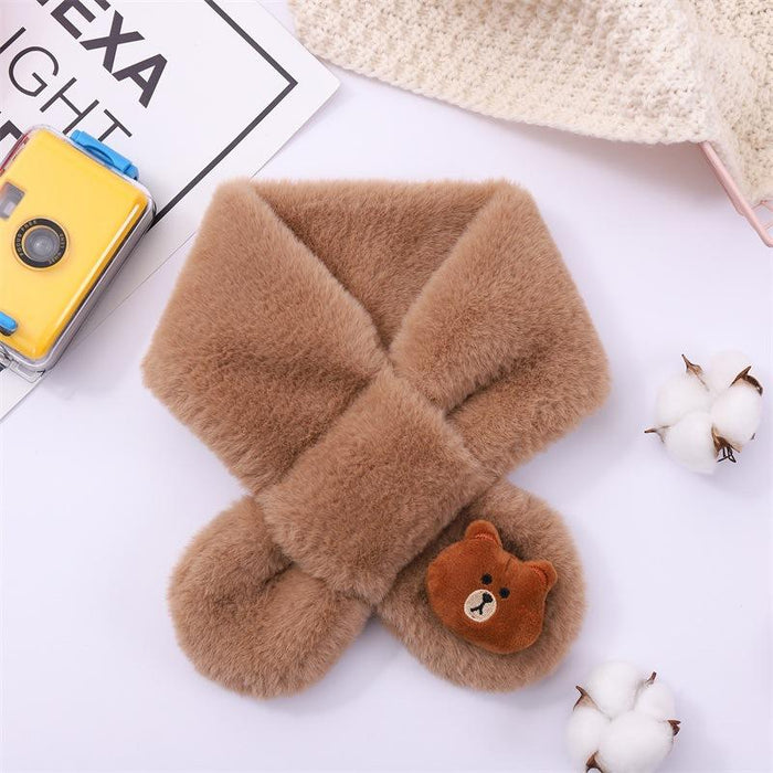 Cartoon Baby Winter Warm Thicken Scarfs