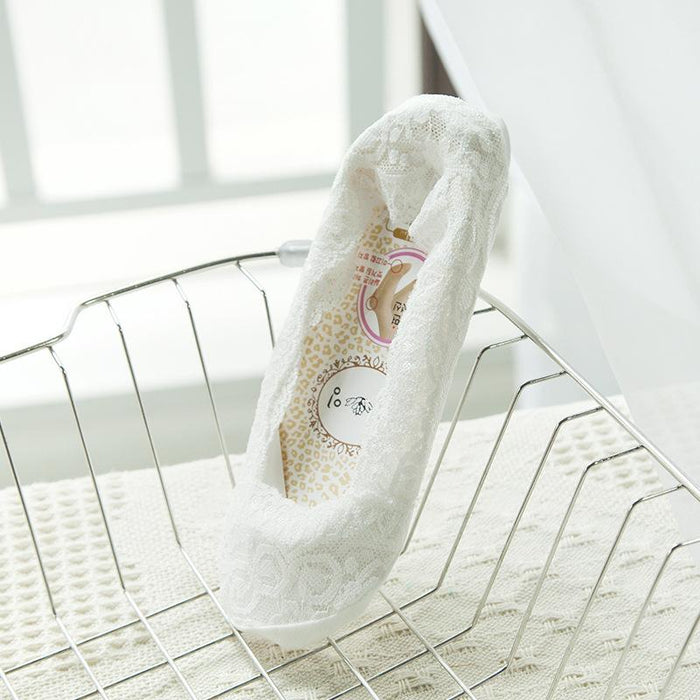 New Lace Invisible Socks Leisure Women's Boat Socks