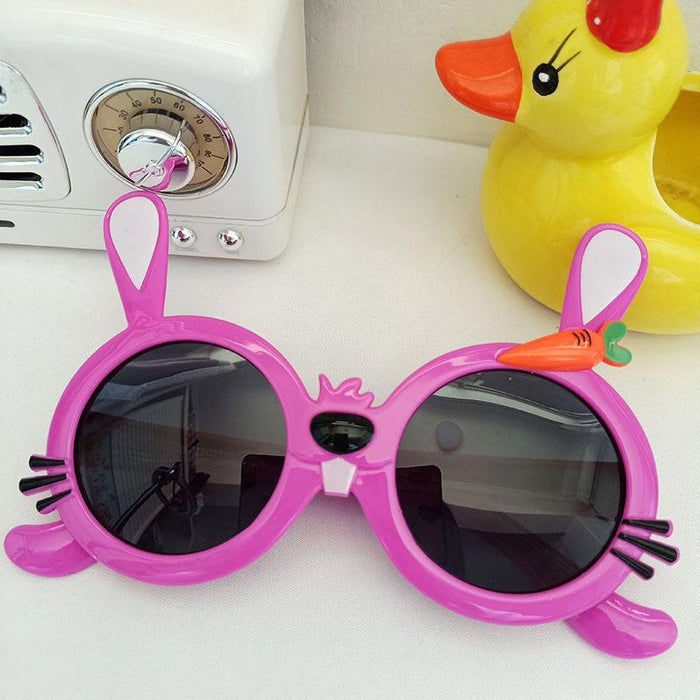 Cute Little Rabbit Silicone Cartoon Children's Sunglasses