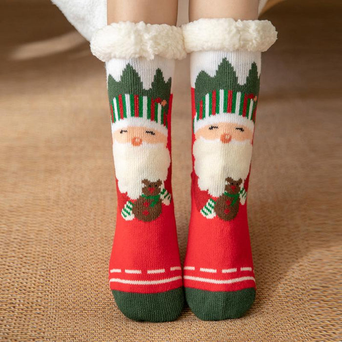 Cute Warm Socks Thicken Plus Cotton Winter Women Socks