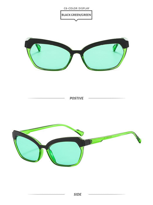 Cat's eye small frame candy Sunglasses