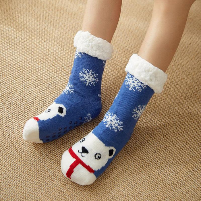 Cute Warm Socks Thicken Plus Cotton Winter Women Socks