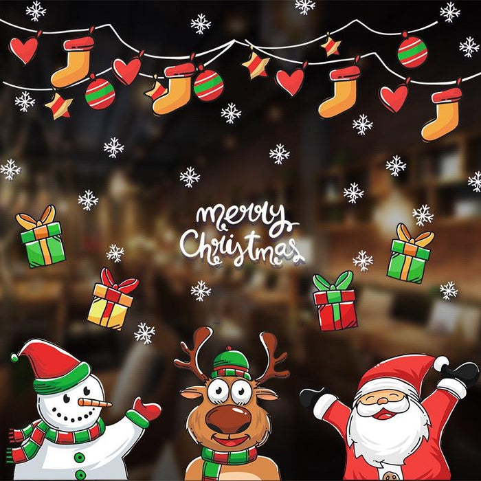 2022 Christmas Window Stickers