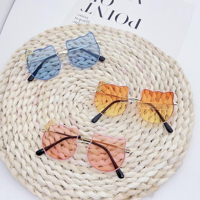 Children's sunglasses metal sunglasses