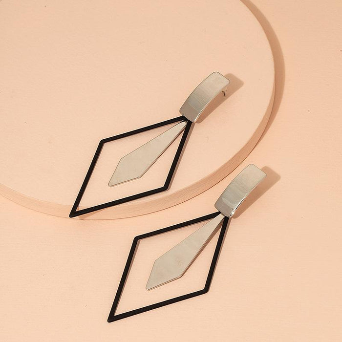 New Fashion Creative Personality Double Layer Earrings