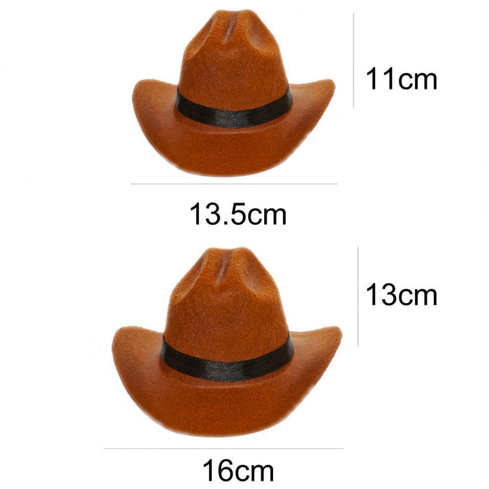 Creative Dog Skin-friendly Cool Stylish Fabric Cowboy Hat