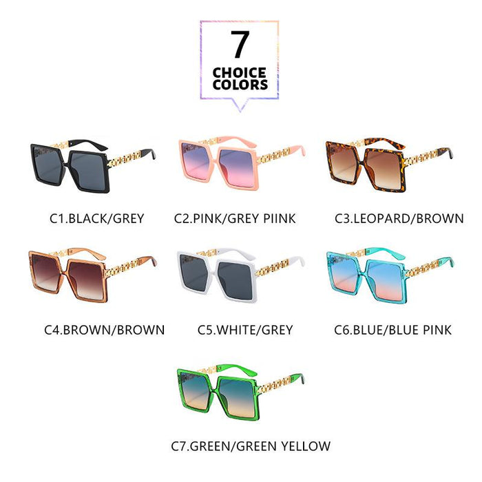Chain foot box Sunglasses