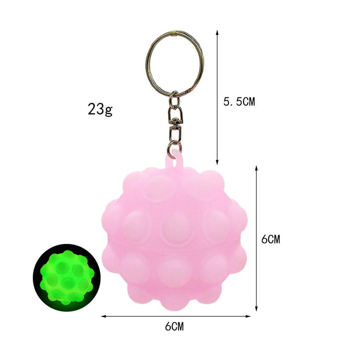 Vent Toy Pop It Fidget decompression Ball Keychain Toys