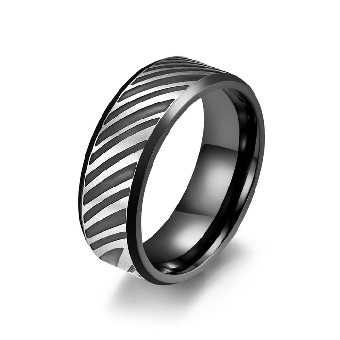 Men's Stainless Steel Titanium Steel Ring Jewelry