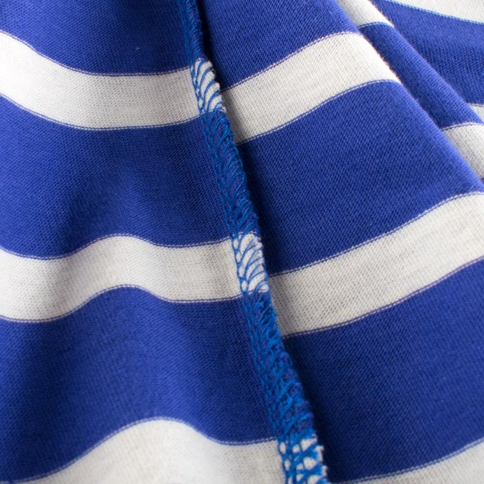 Children's short sleeved T-shirt striped shirt