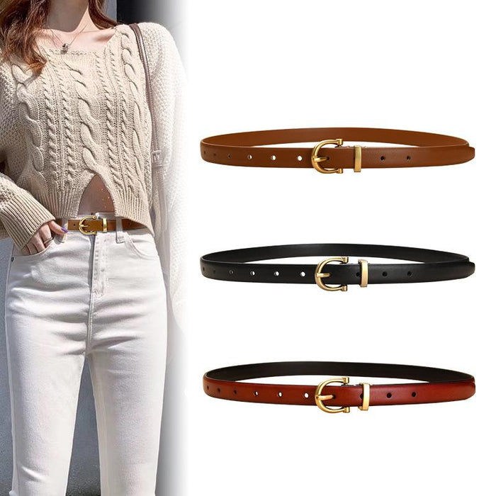 Simple Fashion Thin Belt Jeans Belt