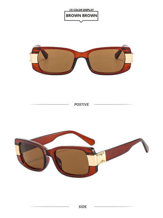 Modern retro square Sunglasses