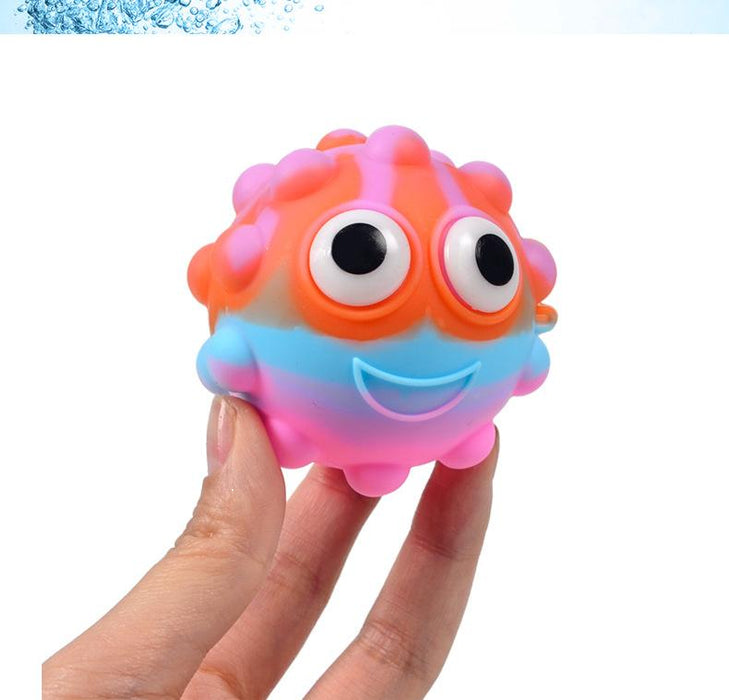 Ball decompression toy vent ball silicone eye bubble ball