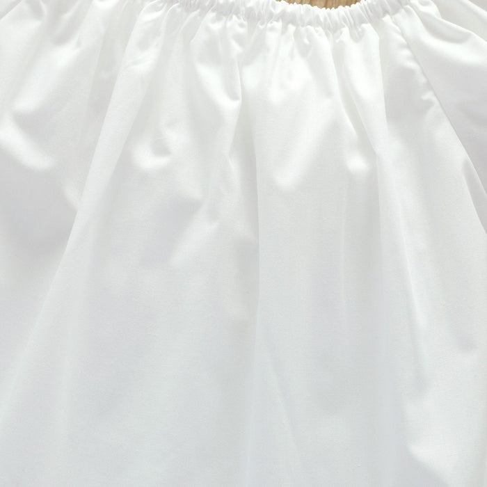 Solid colour lace small fly sleeve loose baby girl's doll shirt