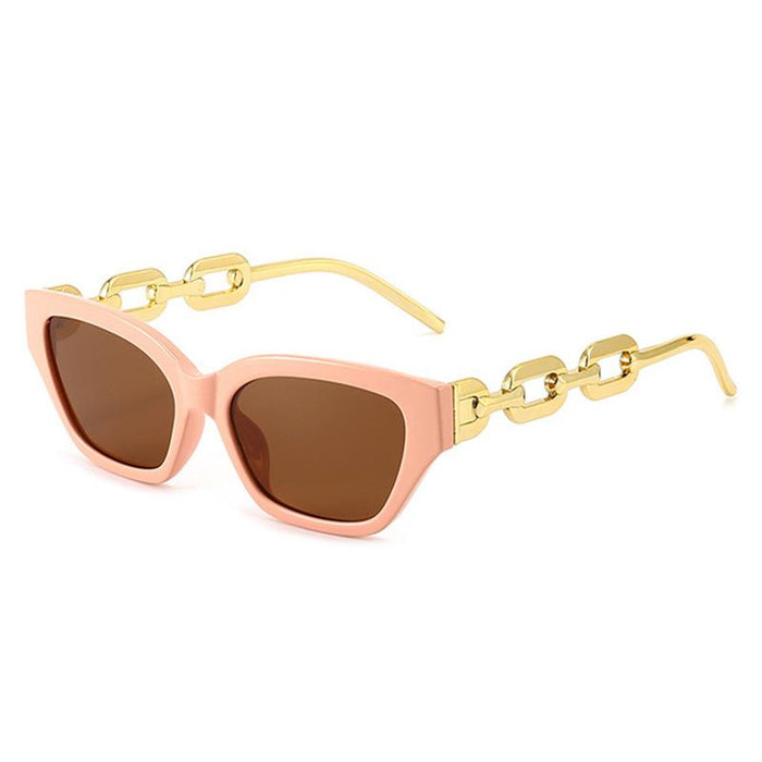 Chain hip hop square Sunglasses