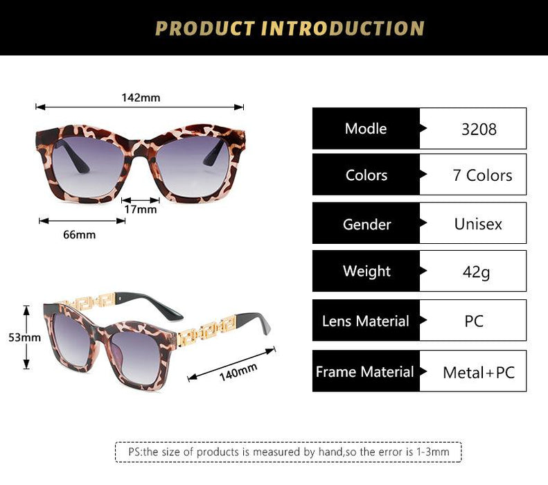 Box Sunglasses stripe Sunglasses tide
