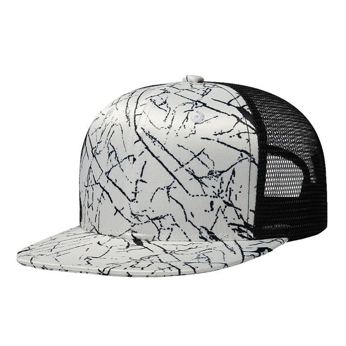 New Hip Hop Fashion Striped Baseball Cap Mesh Cap