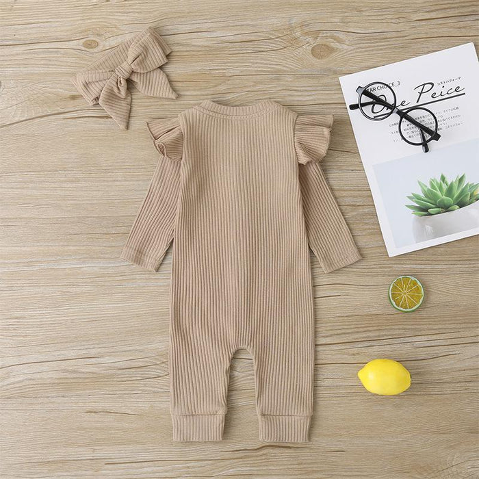 Long Sleeve Baby Girls' Jumpsuit