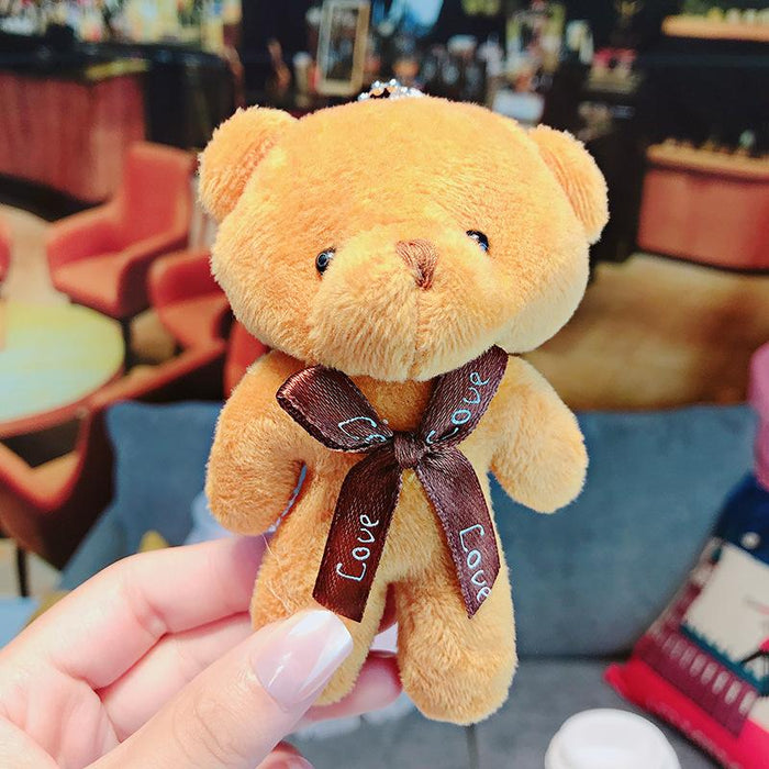 Cute Plush Bear Keychain Doll