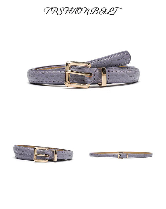 Women's Snake Waist Dress Pants Decorative Belt