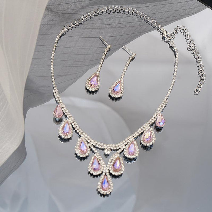 New Fashion Exquisite Necklace Earring Set Jewelry