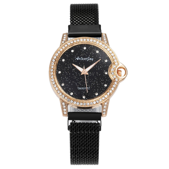 New Stainless Steel Women Wristwatch Quartz Fashion Casual Clock LLZ20024