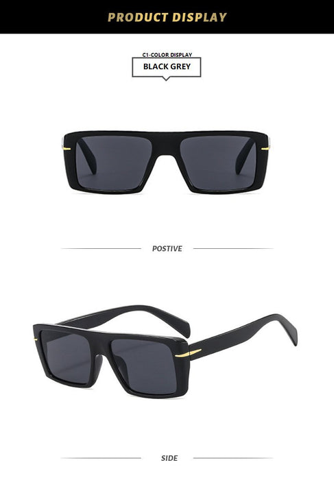 Square retro simple light luxury Sunglasses