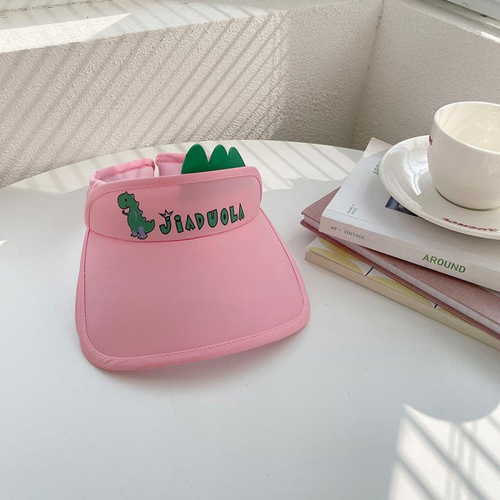 Summer Cute Cat Ears Children‘s Wide Brim Sun Hat