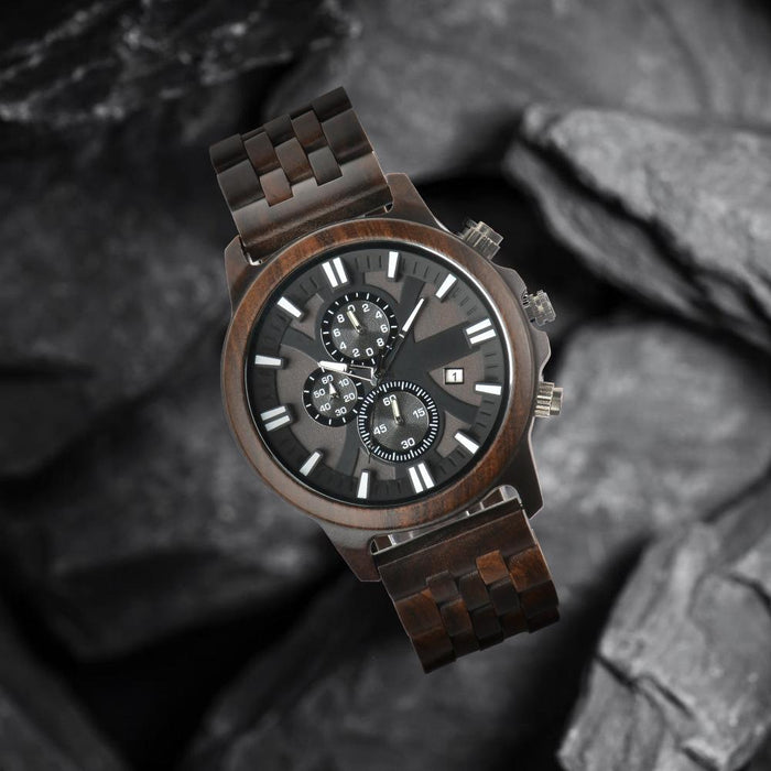 New Men's Business Multifunctional Luminous Large Dial Quartz Watch
