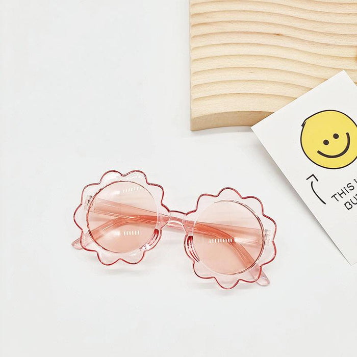 Stylish Lovely Flower Frame UV Resistant Sunglasses