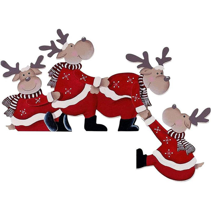 2022 Wooden Christmas Door Hanging Oranments